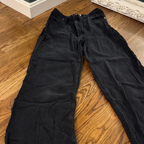 Denim - Size 12 Wide Leg Black Jeans (H&M)